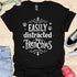 Easily distracted by frenchies - V3 - Whimsical T-Shirt